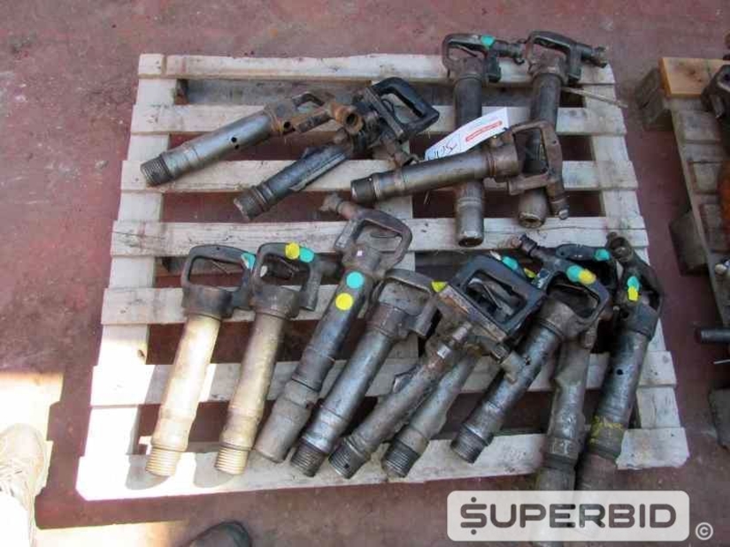 14 ROMPEDORES PNEUMÁTICOS ATLAS TEX 12PS, CAP.: 10 KG. (Ref.: JAA)