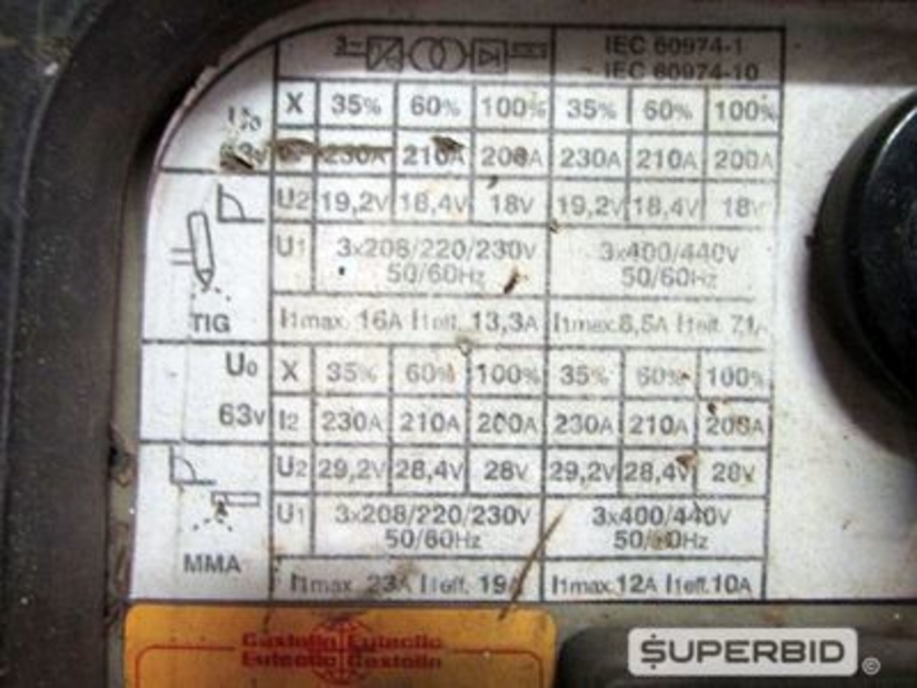 02 INVERSORES DE SOLDA 200A (Ref.: FDG)