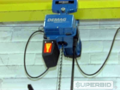 TALHAS ELÉTRICA DEMAG E CMC, CAP. 500 E 2000 KG (35 PÇ) (Ref.: Talhas Elétricas)