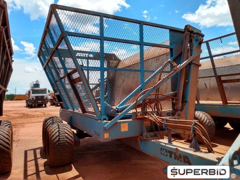 REBOQUE TRANSBORDO DE CANA PICADA TRACAN VTX 10.000, ANO: 2013, SÉRIE: VTX131291 (Ref.: 1444)