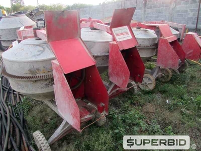 SUCATA DE 06 BETONEIRAS ELÉTRICAS CSM 400 LITROS. (Ref.: JEC)