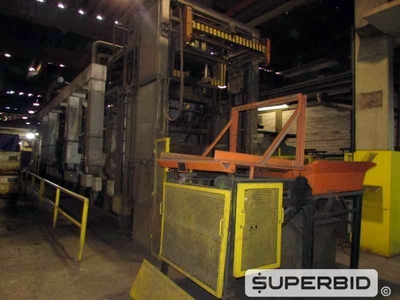 FORNO TRATAMENTO TÉRMICO ELINO VIGA GALOPANTE, CAP. 1200 KG/H (Ref.: 12211)