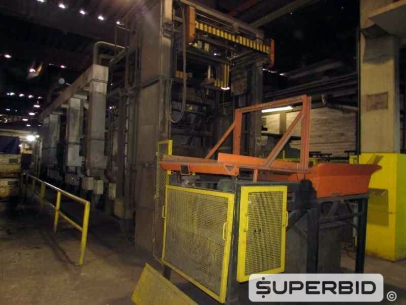 FORNO TRATAMENTO TÉRMICO ELINO VIGA GALOPANTE, CAP. 1200 KG/H (Ref.: 12211)