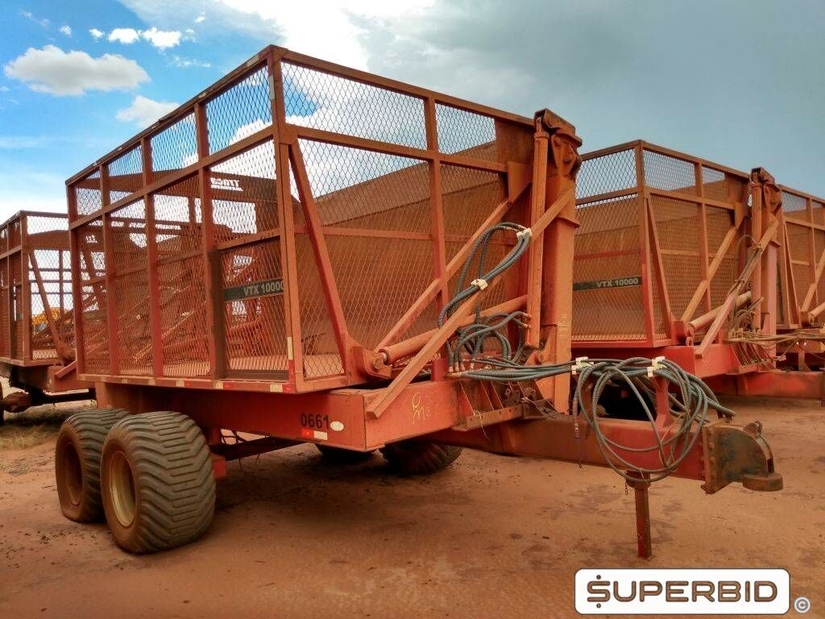REBOQUE TRANSBORDO DE CANA PICADA TRACAN VTX 10.000, ANO: 2010, SÉRIE: VTX10379 (Ref.: 661)