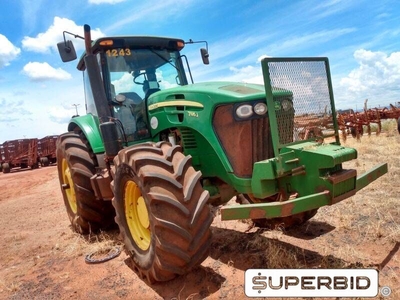 TRATOR DE PNEUS JOHN DEERE 7195J 4X4, ANO: 2013, SÉRIE: 1BM7195JTDH000631 (Ref: 1243)