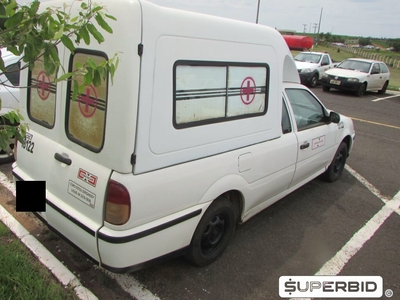 VOLKSWAGEN SAVEIRO AMBULANC 1.6, 2002/2003, Placa FINAL 4 (PR) ,  (Ref.: PBK/ 18122)