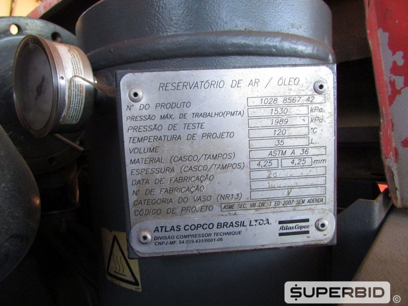 COMPRESSOR DE AR ATLAS COPCO XAS137 PD, 2011, SÉRIE: BRP079241 (Ref.: FEV)