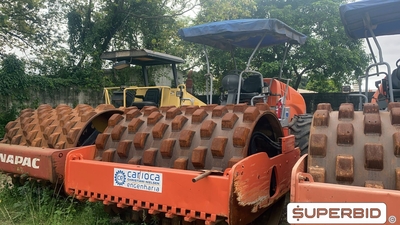 ROLO VIBRATÓRIO  HAMM 3411 P, ANO: 2008, SÉRIE: H2690157 (Ref: IAF)