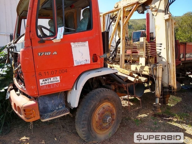 CAMINHÃO GUINDAUTO (BATIDO) MERCEDES BENZ 1718 A, 2001/2001, Placa FINAL 1 (MG), (Ref.: SAN)