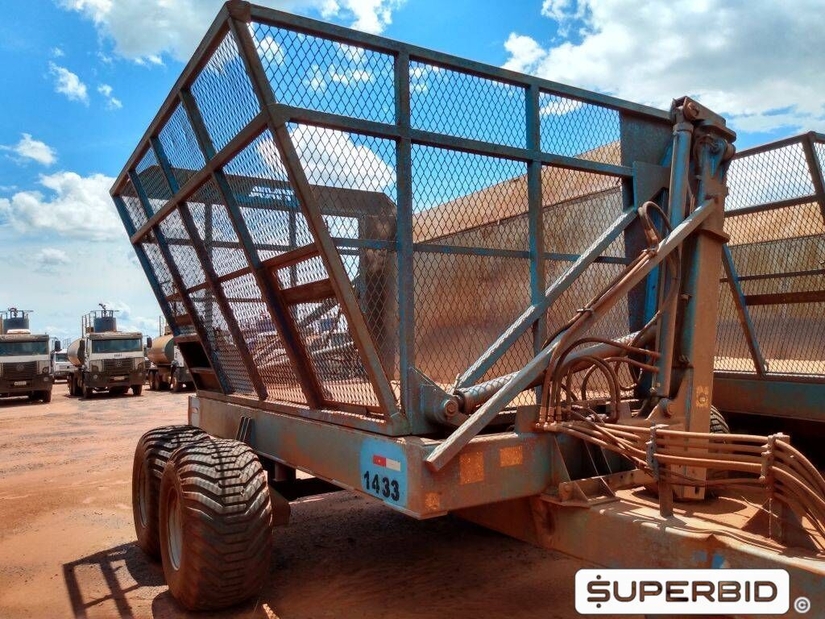 REBOQUE TRANSBORDO DE CANA PICADA TRACAN VTX 10.000, ANO: 2013, SÉRIE: VTX131280 (Ref.: 1433)