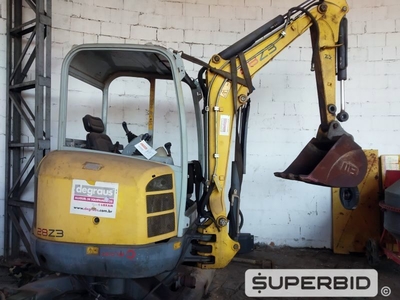 MINI ESCAVADEIRA  WACKER NEUSON 28Z3, ANO: 2015, CAP: 2,7 TON, SÉRIE: 4439 (Ref: RBI)