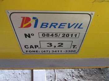 PONTE ROLANTE MONOVIGA BREVIL CAP.: 3,2 TON., ANO: 2011, SÉRIE: 0845 - VÃO: 7,80 METROS. (Ref.: WMCD_UM02)