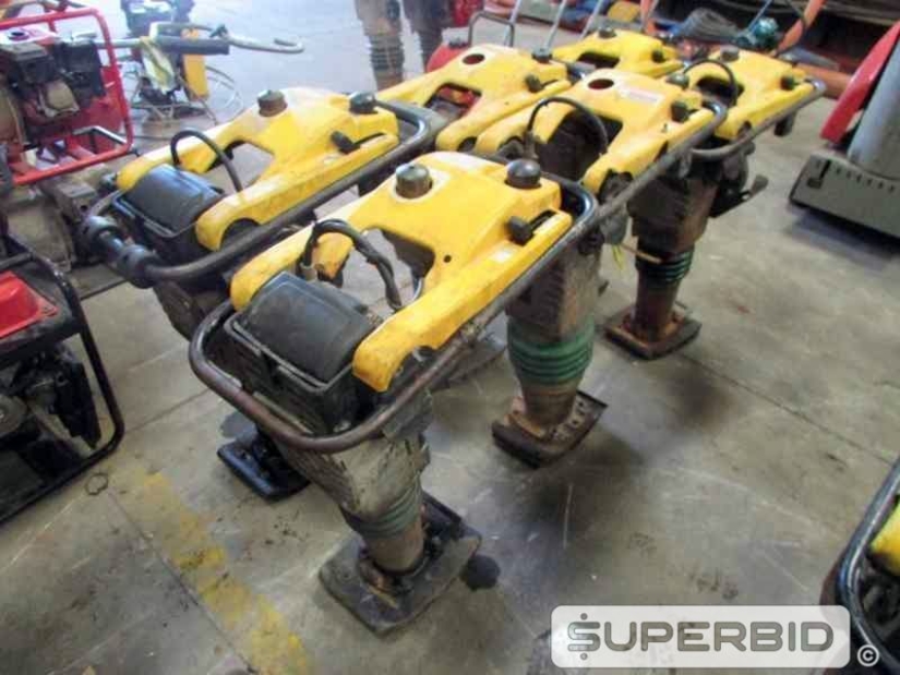 COMPACTADOR DE SOLO WACKER NEUSON BS 50-2I 70KG E COMPACTADOR DE SOLO WACKER NEUSON BS 60-2I 70KG, (06 PÇ.) (Ref.: JAP)