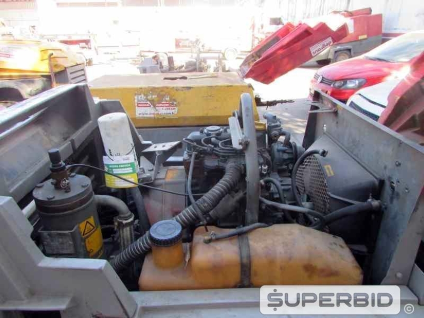 COMPRESSOR DE AR ATLAS COPCO XAS 47 HARD HAT 90-100PCM-7B, ANO: 2008. (Ref.: JBR)