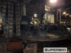 CARROSSEL PARA FUNDIÇÃO FABRICAÇÃO PRÓPRIA PARA MOLDAGEM DE PEÇAS EM FERRO GUSA E AÇO COM QUEIMADOR E EXAUSTORES (Ref.: Carrossel 5)