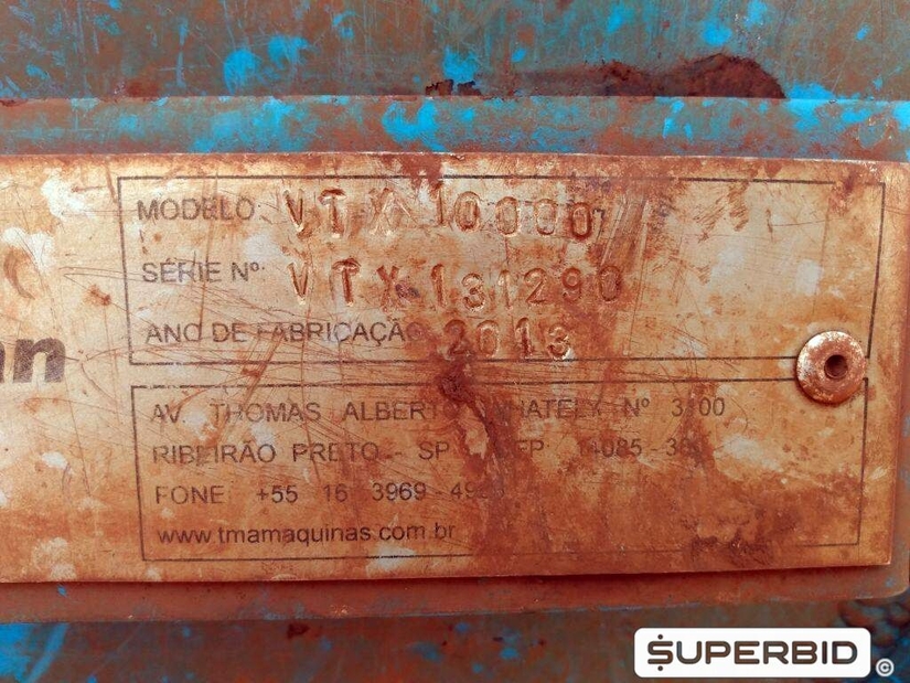 REBOQUE TRANSBORDO DE CANA PICADA TRACAN VTX 10.000, ANO: 2013, SÉRIE: VTX131290 (Ref.: 1443)