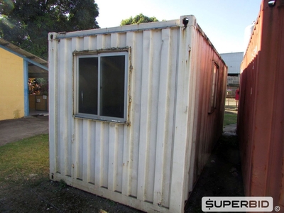 01 CONTAINER MARÍTIMO 20 PÉS, MODELO ESCRITÓRIO. (Ref.: WMGA_UM02)