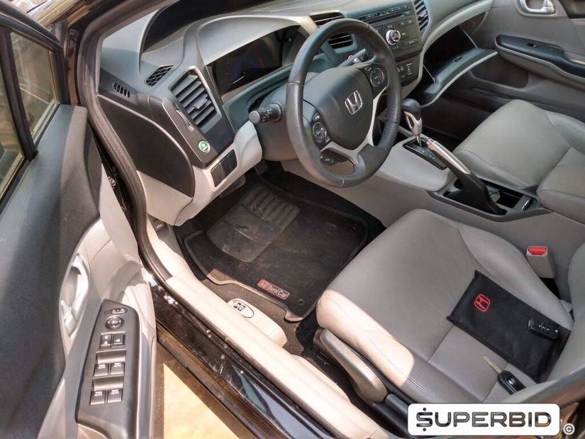 HONDA CIVIC LXR 2.0 (BATIDO), 2014/2015, Placa FINAL 0 (SP), (Ref.: TY)