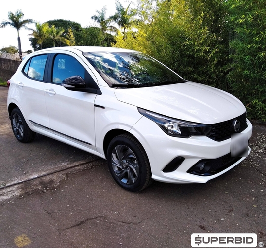 Fiat Argo Drive 1.3 série especial S-design, 2019/2020, Branco Alaska Perolizada, 3.789 KM, Flex, Câmbio Manual, Roda de liga leve, Kit multimídia "7", volante com comandos, IPVA 2021 pago, veículo com garantia de fábrica, laudo cautelar aprovado.