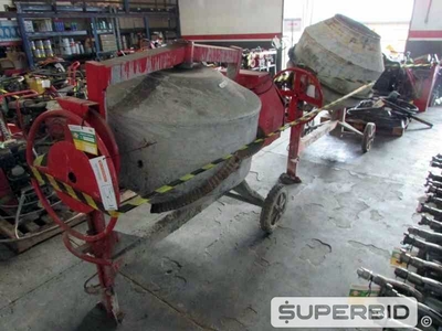 BETONEIRA ELÉTRICA CSM 400 LITROS E SUCATA DE BETONEIRA ELÉTRICA CSM 400 LITROS, (03 PÇ.) (Ref.: JCH)