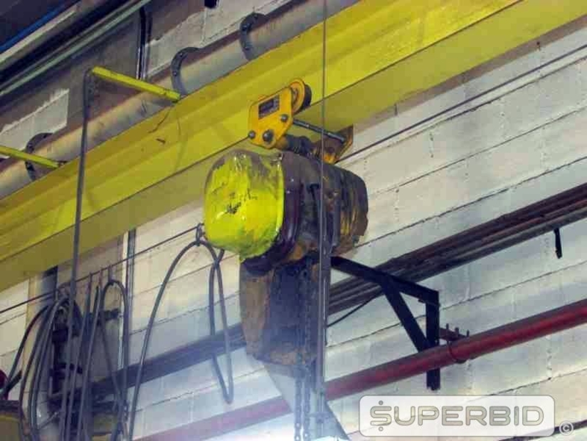 TALHAS ELÉTRICA DEMAG E CMC, CAP. 500 E 2000 KG (35 PÇ) (Ref.: Talhas Elétricas)