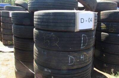 20 SUCATAS DE PNEUS 275/80 PARA REAPROVEITAMENTO (Ref.: D-04)