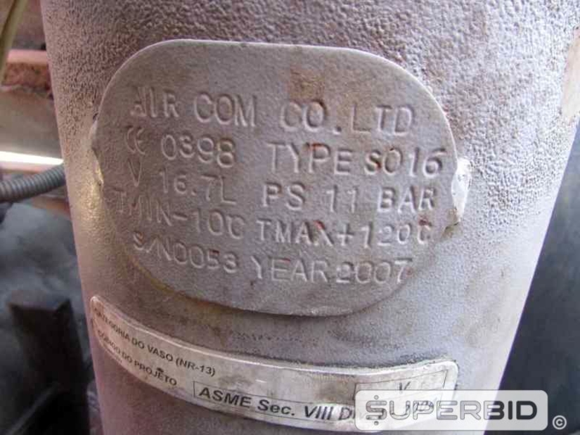 COMPRESSOR DE AR ATLAS COPCO XAS 77 150PCM-7B, ANO: 2007 (Ref.: JBJ)