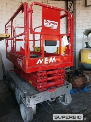 PLATAFORMA TESOURA ELÉTRICA GENIE , SÉRIE: 893656 (Ref: RBG)