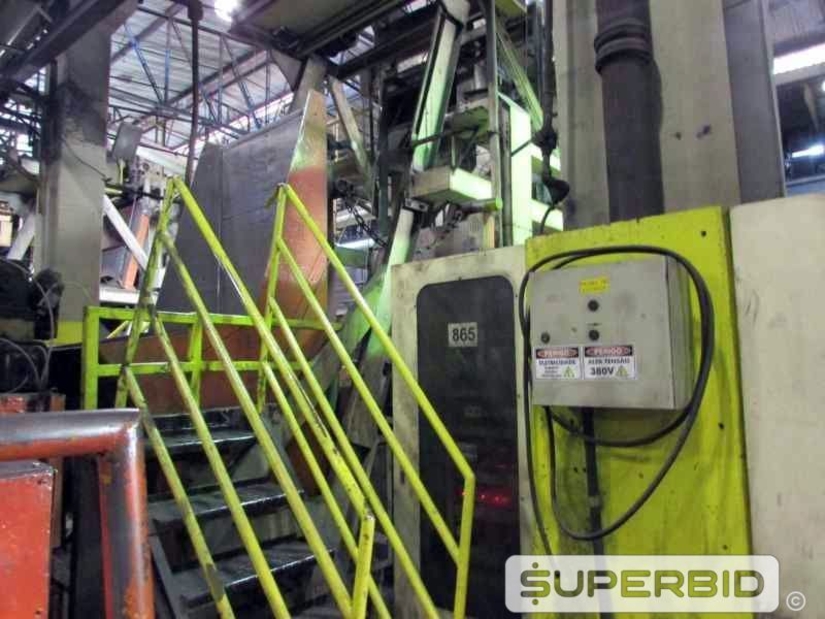 LINHA DE PRODUÇÃO JATEAMENTO COM 3 JATOS GRANALHA, ESTEIRA E CARRO CARREGADOR (Ref.: Linha Produção)