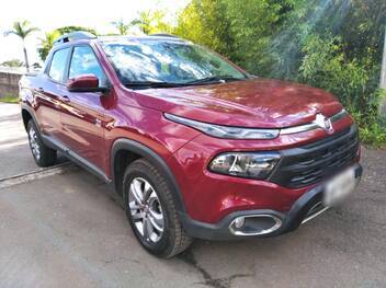 Fiat Toro Freedom 16V 2.0 4x4, 2019/2020, Vermelho Tribal Metálica, 13.049 KM, Diesel, Câmbio Automático, Kit Multimídia "7" completo, Sensor e Câmera de ré, Bancos em Couro, IPVA 2021 pago, Veículo com garantia de fábrica, Laudo cautelar aprovado.
