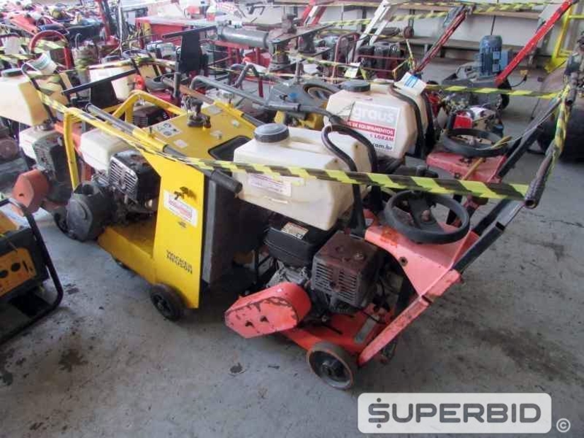 CORTADORAS DE PISO WACKER NEUSON E CORTADORAS DE PISO CLIPPER NORTON, (06 PÇ.) (Ref.: JCX)