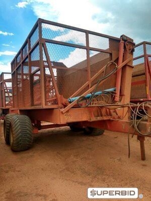 REBOQUE TRANSBORDO DE CANA PICADA TRACAN VTX 10.000, ANO: 2010, SÉRIE: 10385 (Ref.: 671)