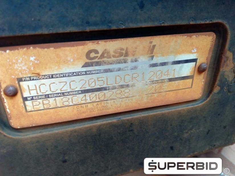 TRATOR DE PNEUS CASE IH PUMA 205 4X4, ANO: 2013, SÉRIE: PB18C400288 (Ref: 1302)