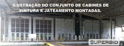 CABINES DE PINTURA E CABINE DE JATEAMENTO (05 PÇ) (Ref.: WMCM_UM02)