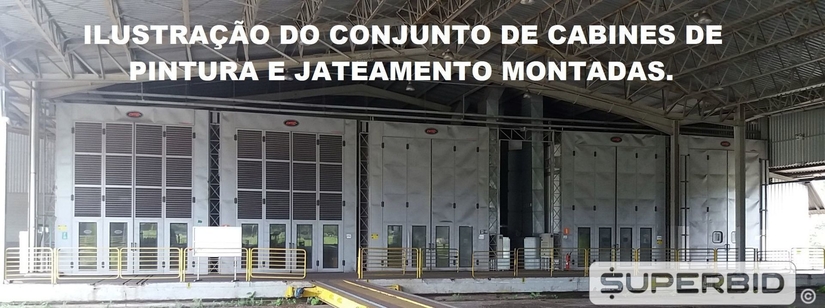 CABINES DE PINTURA E CABINE DE JATEAMENTO (05 PÇ) (Ref.: WMCM_UM02)