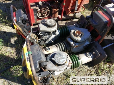 GERADOR, COMPACTADORES DE SOLO, CORTADORES DE PISO E BETONEIRA (07 PÇS) (Ref.: RAE)