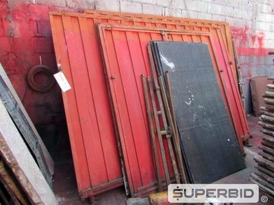 02 CONTAINERS DESMONTADOS EM AÇO PARA CANTEIRO DE OBRAS. (Ref.: JAC)