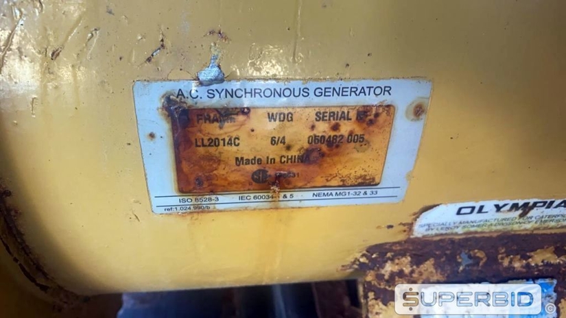 GRUPO GERADOR OLYMPIAN, POT.: 45/50 KVA (Ref.: IT)