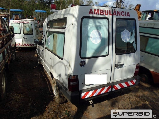 FIAT FIORINO AMBULANCIA 1.3, 2012/2013, Placa FINAL 6 (MG), (Ref.: SAW)
