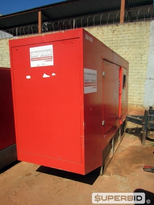 GRUPO GERADOR DIESEL, CAP.: 250 KVA (Ref.: PAU/ 20796006)