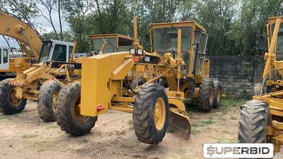 MOTONIVELADORA CATERPILLAR 140 H, ANO: 2008, SÉRIE: CAT0140HH5HM03911 (Ref: IAO)