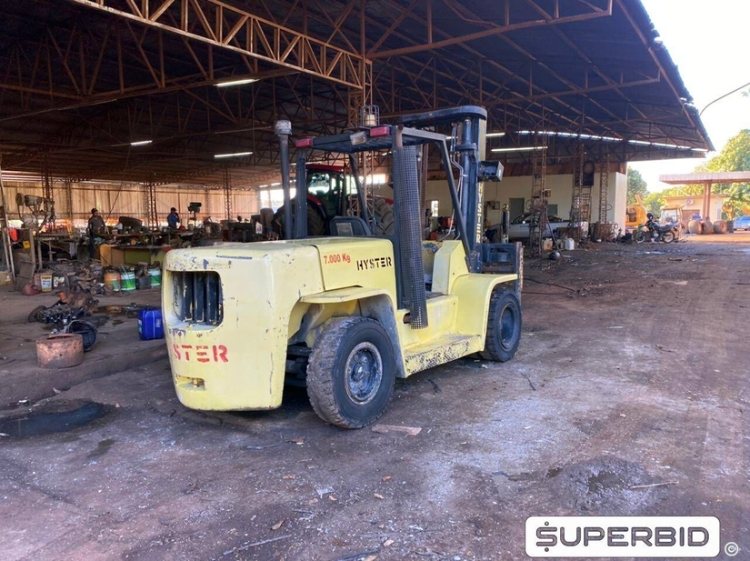 EMPILHADEIRA HYSTER , CAP: 7.000 KG , SÉRIE: IDENTIFICAÇÃO:195A (Ref: 12)