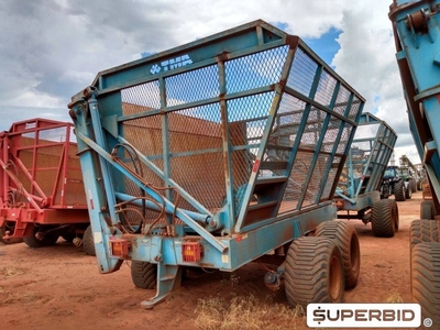 REBOQUE TRANSBORDO DE CANA PICADA TRACAN VTX 10.000, ANO: 2013, SÉRIE: VTX131265 (Ref.: 1418)