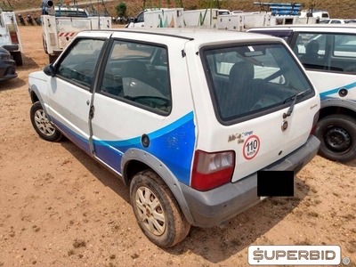 FIAT UNO MILLE WAY ECONOMY 1.0, 2010/2011, Placa FINAL 7 (SP),  (Ref.: TAK)