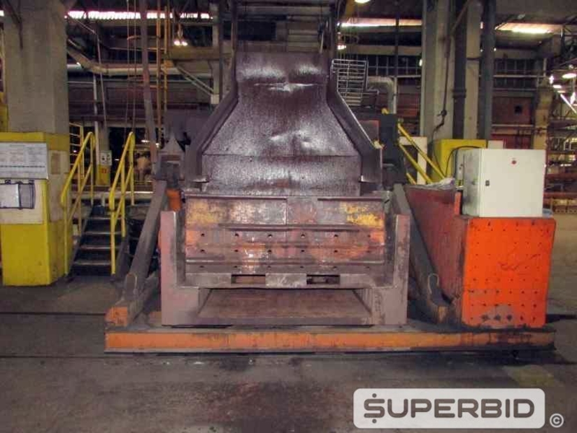 LINHA DE PRODUÇÃO JATEAMENTO COM 3 JATOS GRANALHA, ESTEIRA E CARRO CARREGADOR (Ref.: Linha Produção)