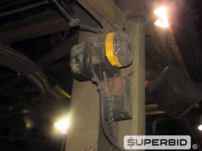 TALHAS ELÉTRICA DEMAG E CMC, CAP. 500 E 2000 KG (35 PÇ) (Ref.: Talhas Elétricas)