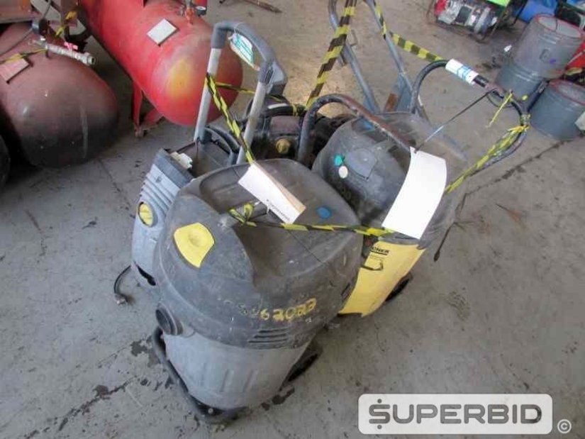 LAVADORA DE ALTA PRESSÃO KARCH E ASPIRADOR DE ÁGUA E PÓ KARCH. (Ref.: JCY)