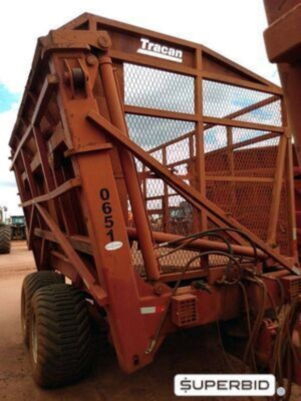 REBOQUE TRANSBORDO DE CANA PICADA TRACAN VTX 10.000, ANO: 2010, SÉRIE: VTX09312 (Ref.: 651)