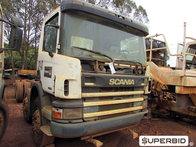 CAMINHÃO CHASSIS SCANIA P124 CB 8X4 NZ 400 (NÃO ]EMPLACADO), 2004/2004, PL.: ,  (Ref.: CP143)