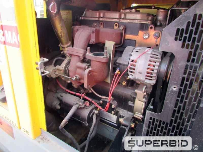 GRUPO GERADOR Á DIESEL ATLAS COPCO QAX45 50 KVA. (Ref.: JDS)
